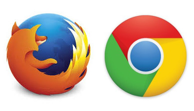 Chrome and Firefox